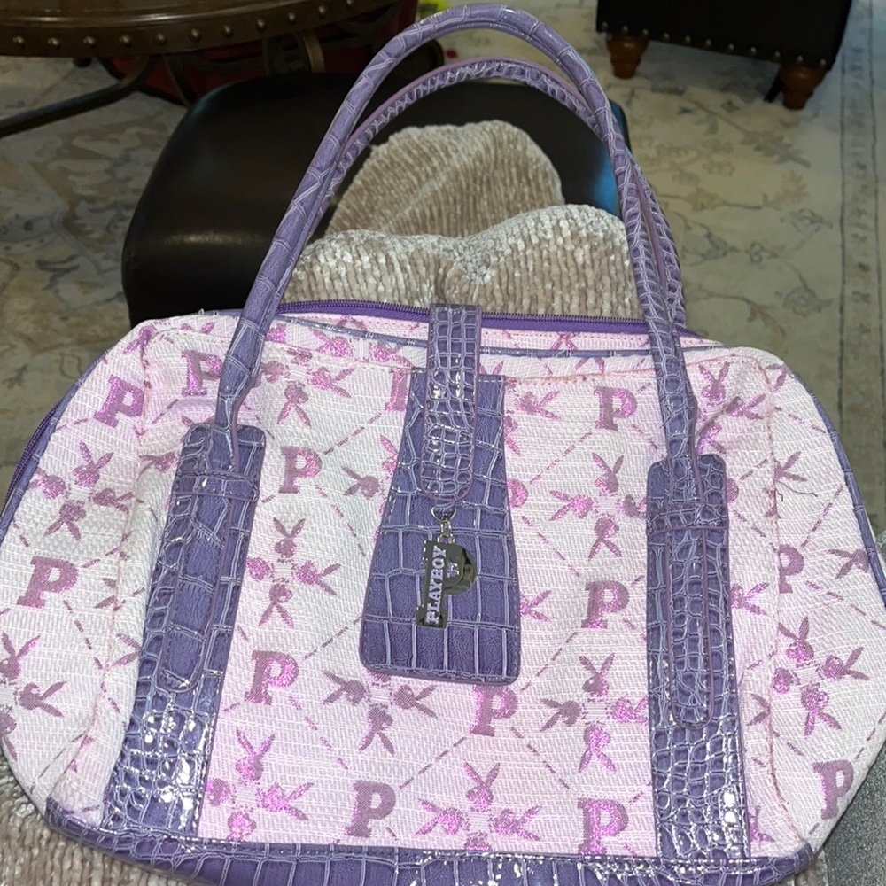 PURPLE Y2K PLAYBOY PURSE